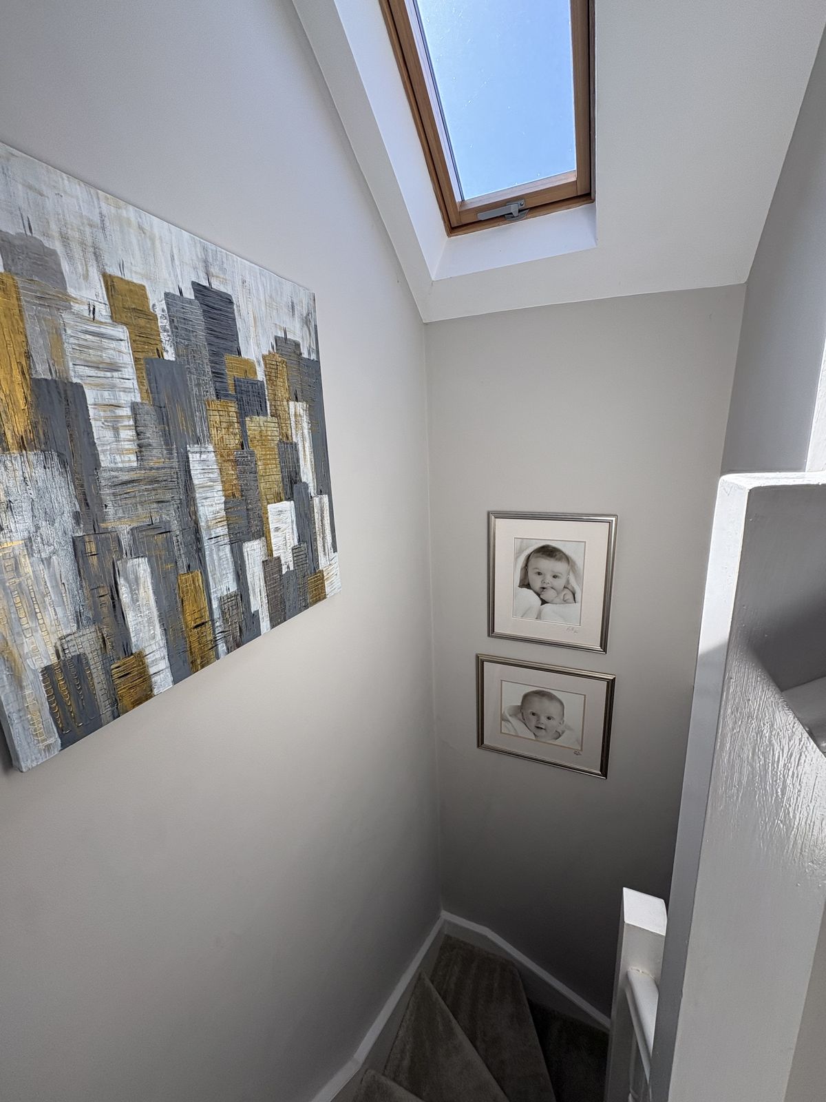 Stairs and landing